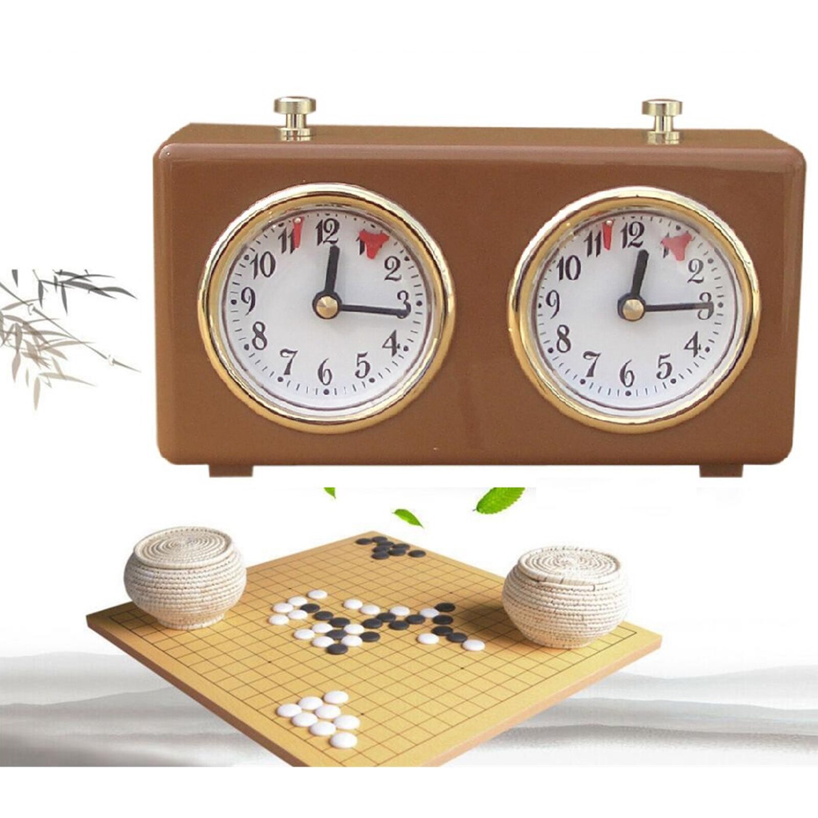 Portable Mechanical Chess Clock Timer International Chess Timer Clock Analog Clock Timers for Chess Players