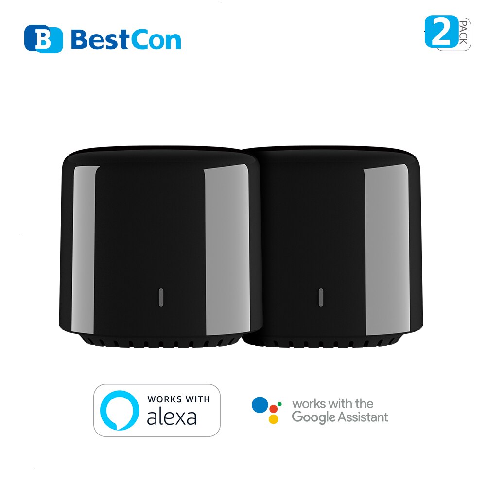 Broadlink RM4 mini Bestcon RM4C Universal mini 3G 4G Wifi IR Control remoto Compatible Asistente de Google Alexa para A/C: 2pc s