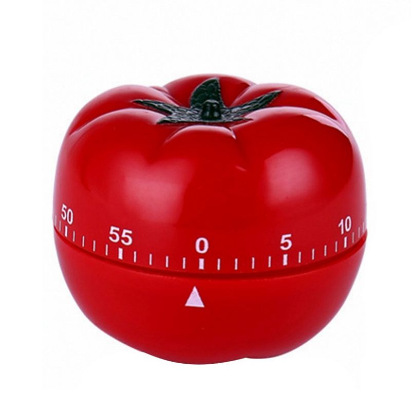 1-60Min 360 Degree Cute Indoor Kitchen Practical Tomato Mechanical Countdown Timer: Default Title