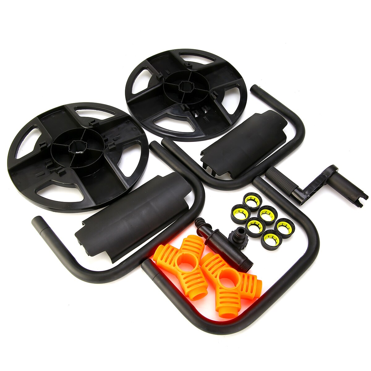 Portable Free Standing Hose Pipe Reel Holder Garden Cart Water Pipe Hose Carrier For Garden Irrigation Storage Tool