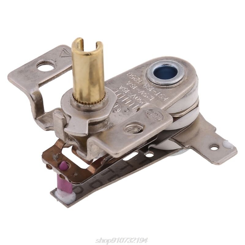 Termostato de calefacción bimetálico ajustable, interruptor de temperatura de 90 Celsius, CA 250V 16A, KDT-200, , N06 20
