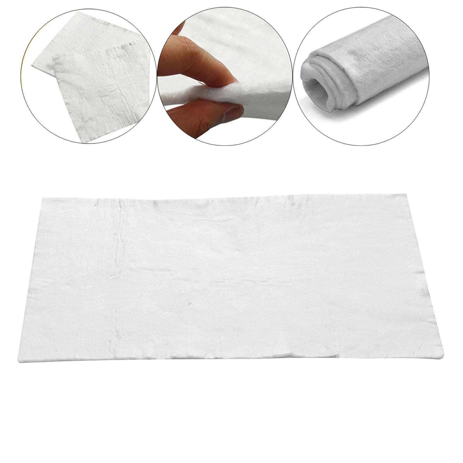 100cmx50cm 5mm Motorcycle Exhaust Insulation Cotton Exhaust Silencer Wadding Sheet Insulation Cotton Blanket