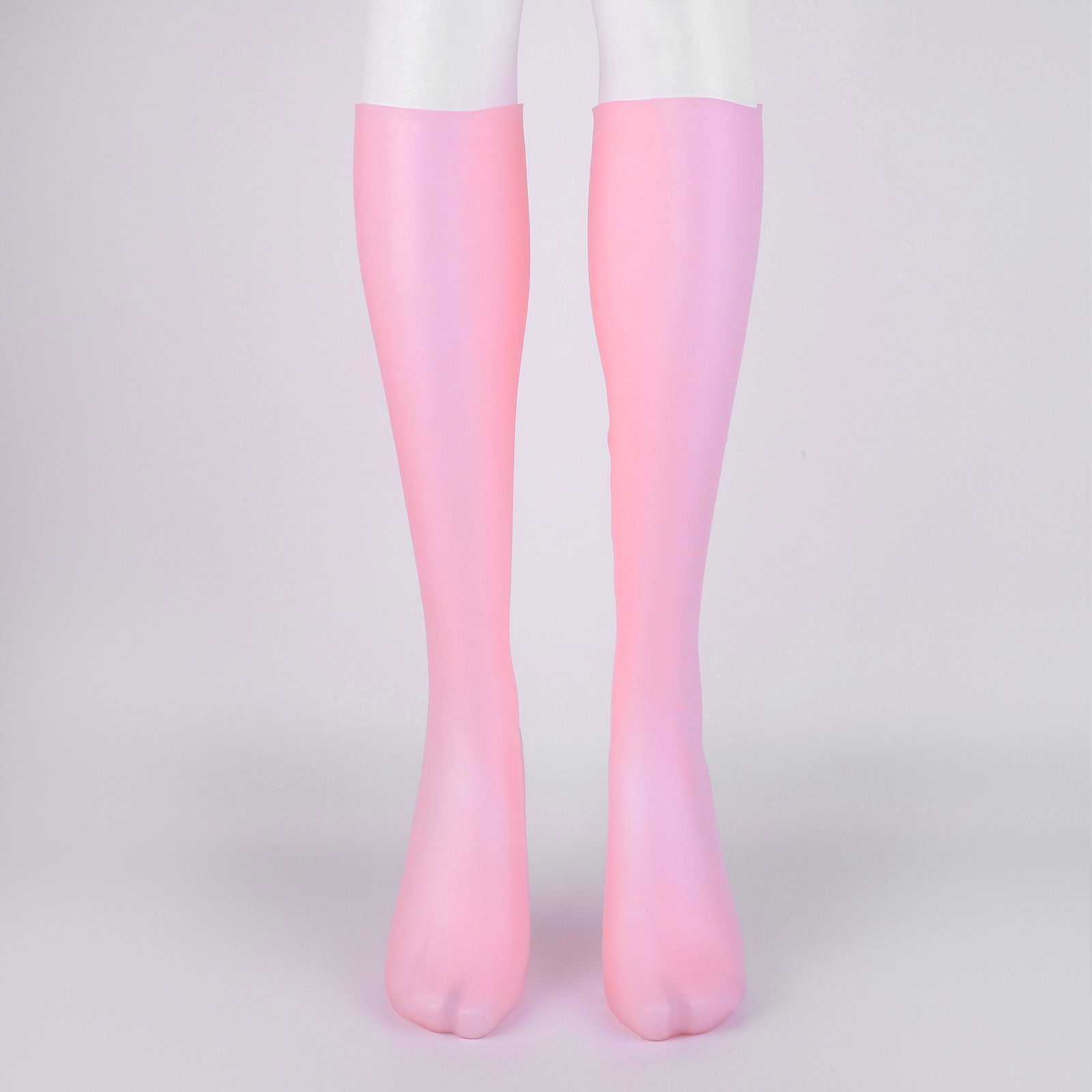 Calcetines hidratantes largos de silicona, calcetines de protección para los pies antigrietas, medias exfoliantes suaves para los pies, herramientas cómodas para el cuidado de los pies