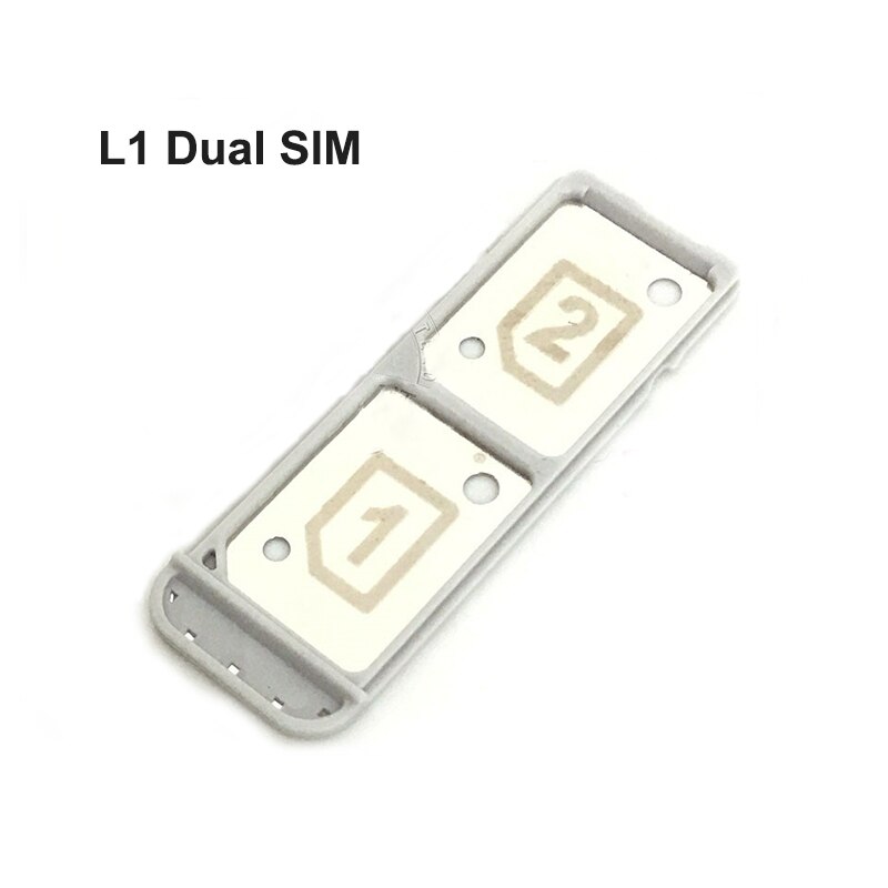 Me dote de Substituição Para Sony Xperia L1 G3311 G3312 G3313 Único Dual Sim Bandeja Titular Sim Leitor de Cartão: Dual SIM