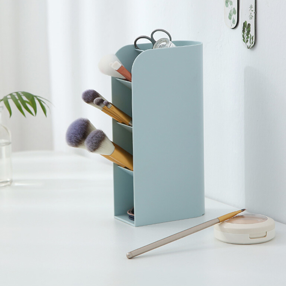 Vertical Storage Box Pencil Pen Holder Makeup Brushes Storage Box Sundries Organizer Box Cosmetics Organizer Stationery Holder