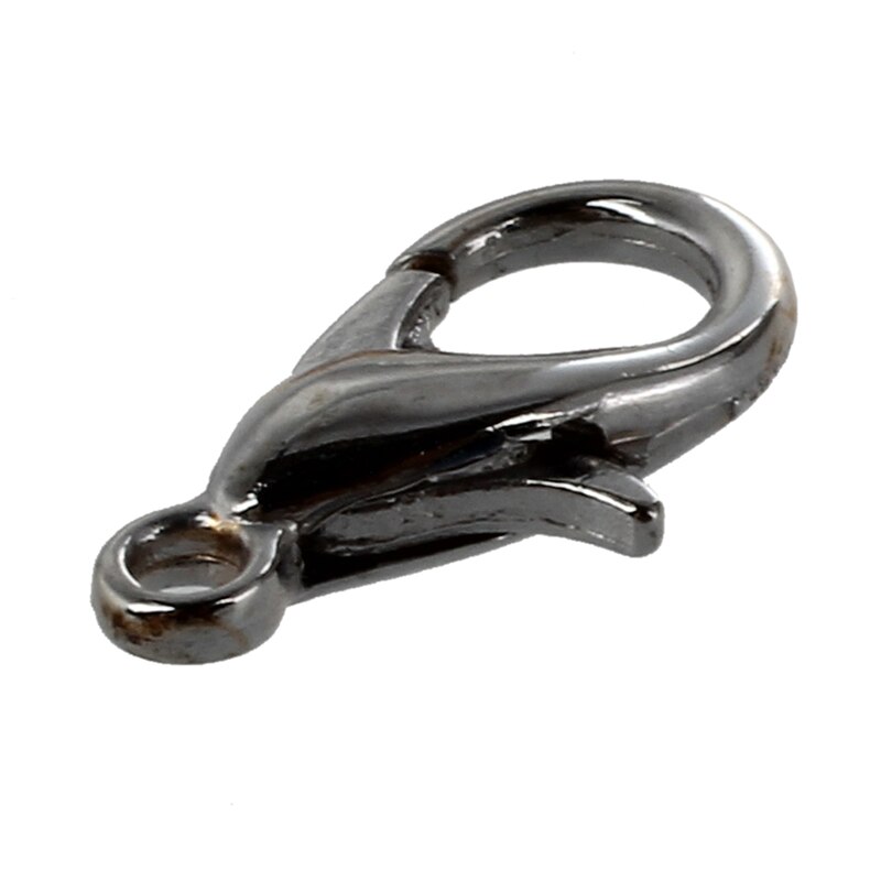 50 x Caps Lock Carabiner Chain Closures Silver