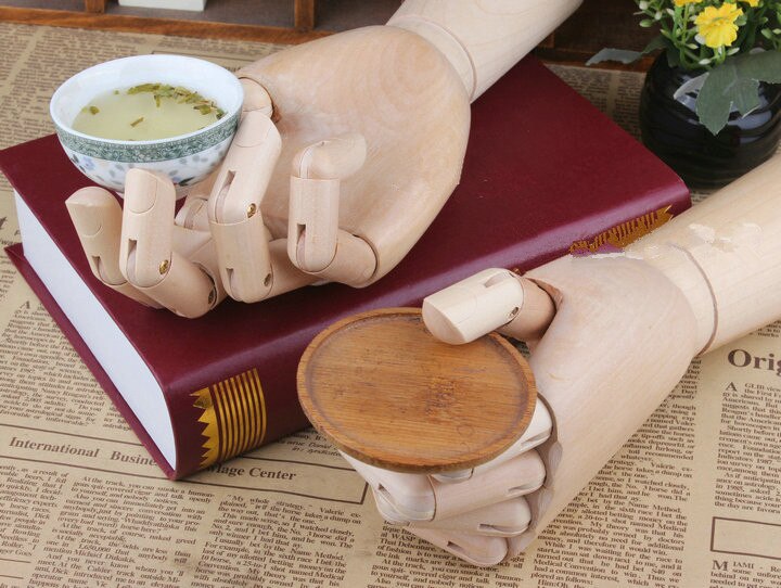 Model Hand 12 Inch cartoons joint Flexible wooden hand for drawing model Sketch supplies Decoration