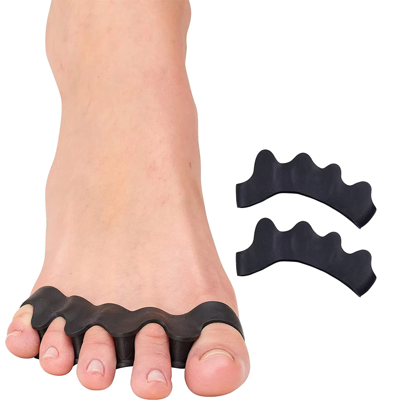 Toe Separators to Correct Bunions and Restore Toes to Their Original Shape,Straightener Toe Stretcher Big Toe Correctors: light yellow