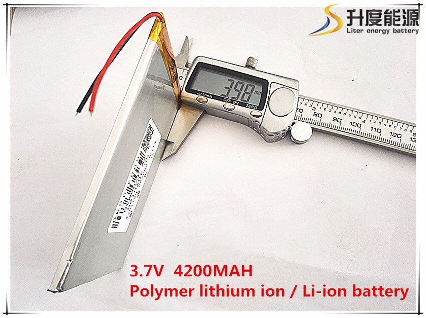 3.7 V 4200 mah tablet battery brand tablet gm lithium polymer battery 4076100