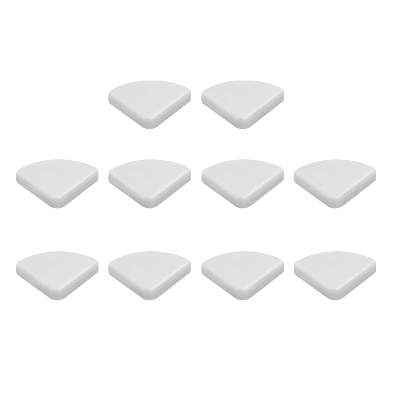 10pcs/pack Adhesive Soft Desk Bumper Table For Furniture Corner Guard Home Silicone Baby Proof Edge Protection Children Safety