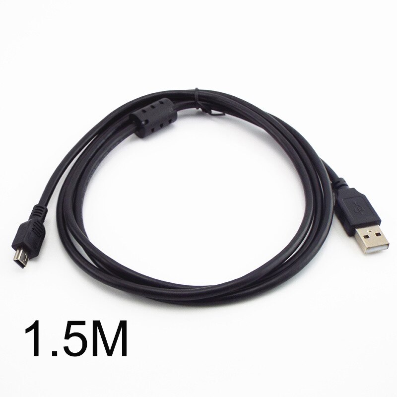 Mini USB Cable T-port mini USB Data Cable 0.3M 0.5M 1.5M 3M 5M USB To USB Fast Charger For MP3 MP4 Player Car DVR Digital Camera: 1.5M