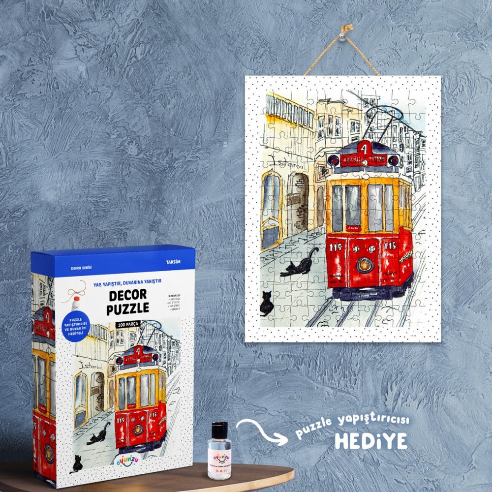 Decor Puzzel İstanbul 100 Pcs, Puzzel Voor Volwassenen En Kinderen, Lijm En Rop Te Hangen Gratis