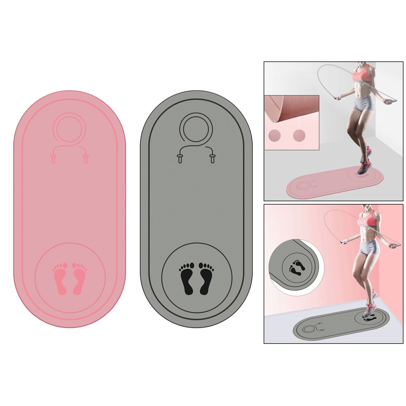 Non- Yoga Mat High Density Fitness Workouts Stretching Aerobics Rope Skipping Sports Exercise Pads Fitness Cushion