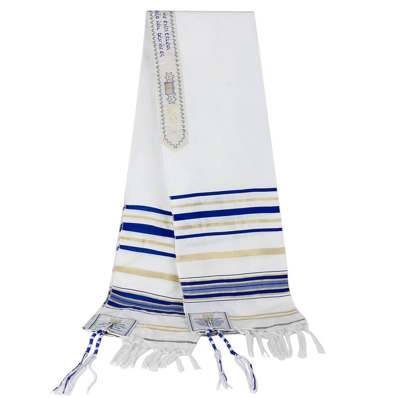 5 Colors Messianic Jewish Israel Tallit Prayer Shawl Scarfs with Talis Bag for Men Women 180*50cm