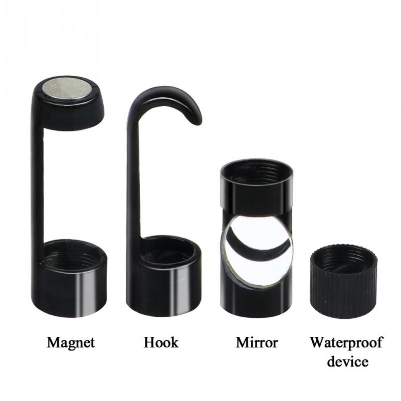 flexibel Haken Magnet Seite Spiegel einstellen für 8mm Depstech kabellos Endoskop Kamera Wasserdicht Weiche Kabel Inspektion