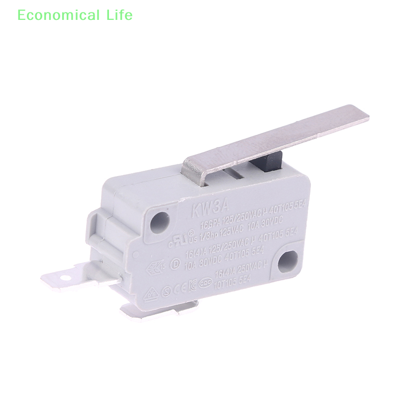Microinterruptor para puerta de horno microondas, máquina de café de Kw3A-16A, normalmente abierto, electrodomésticos, límite de seguridad, interruptor de viaje, 1 ud.