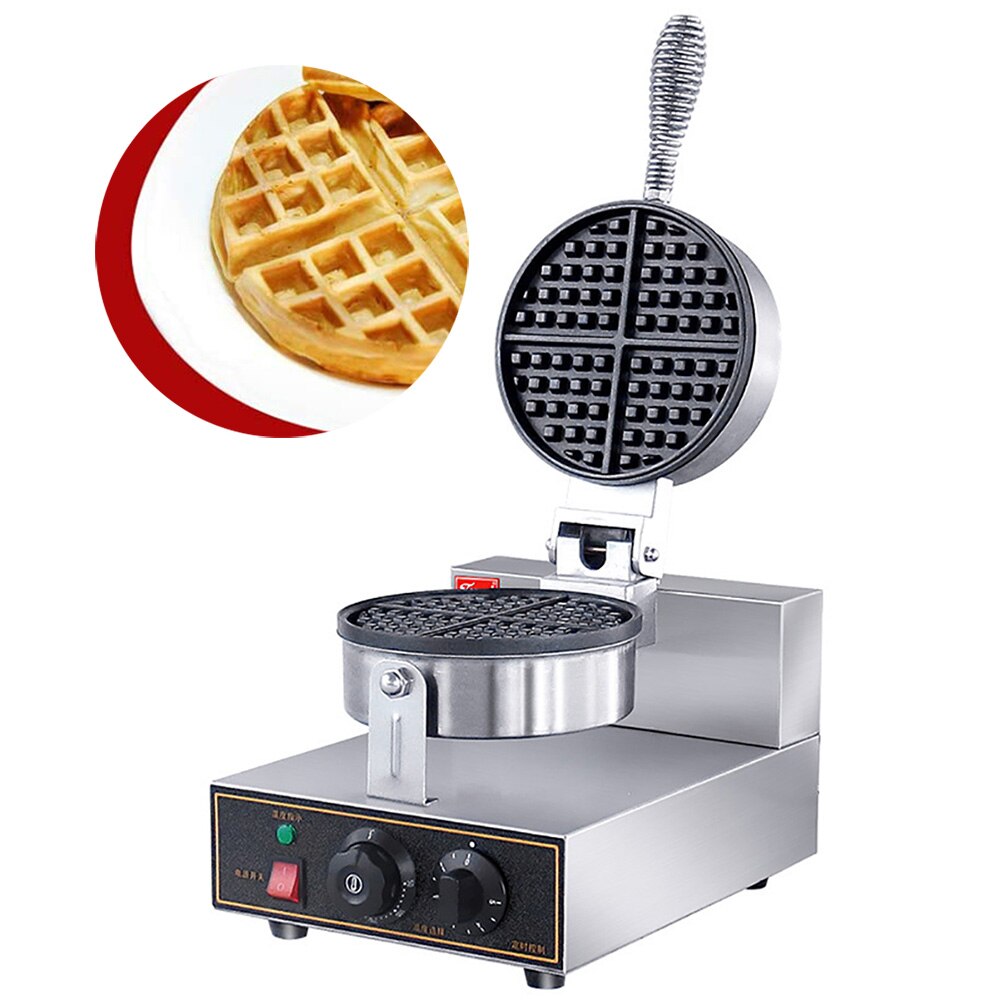 1200W Ronde Non Stick Elektrische Bakpan Wafel Maker Machine Keuken Cook Tool