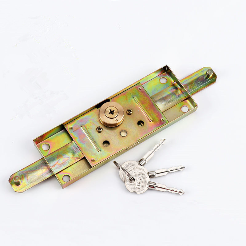 Sécurité du volet roulant avec croix de clé, porte antivol, installation de serrure de porte, accessoires de persienne centrale ou astronomique
