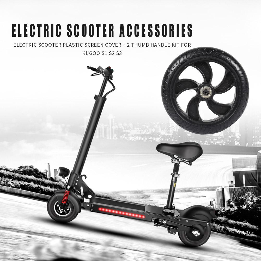 Rear Wheel Wear-resistant Solid Electric Scooter Solid Rear Tyres Back Tire with Wheel Hub for Kugoo S1 S2 S3