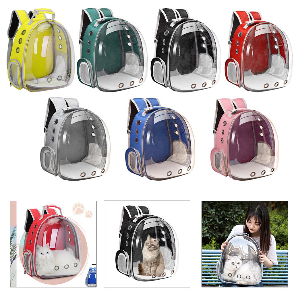 Pet Carrier Dogs Backpack Puppy Capsule Clear Hiking Holder
