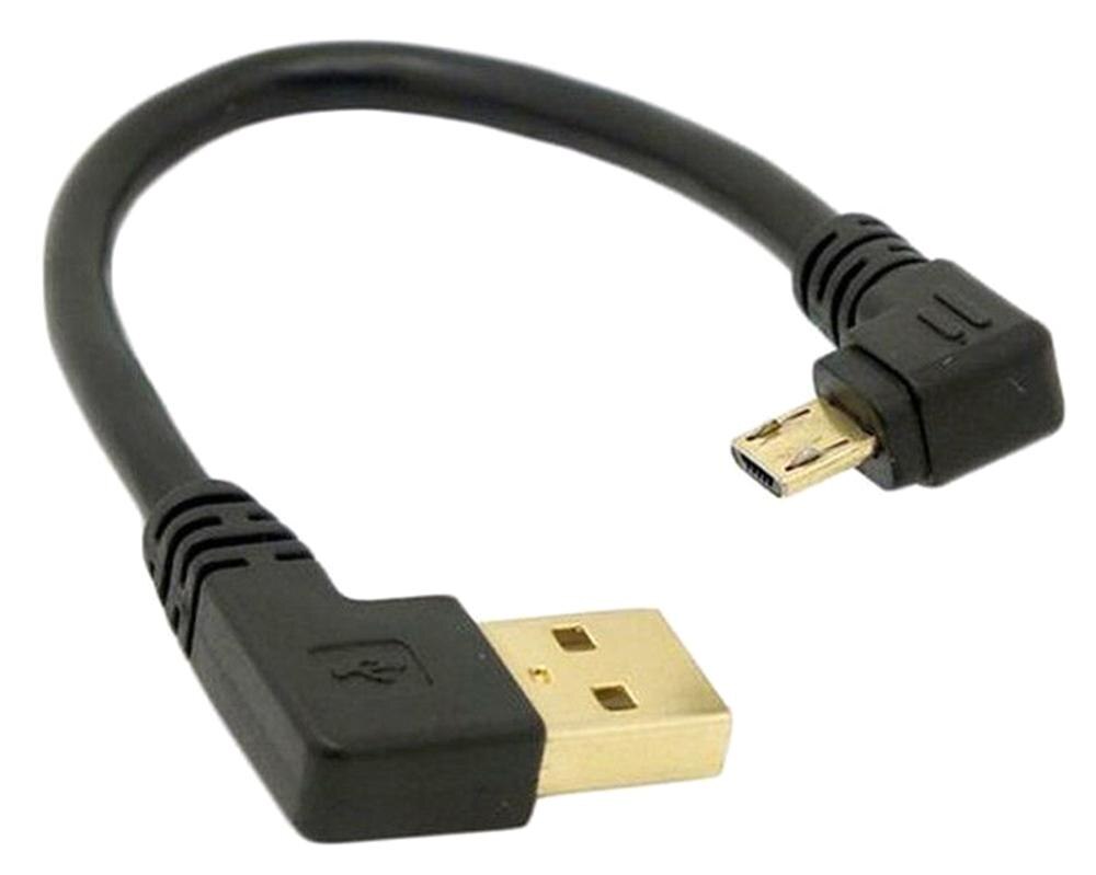 90 degree Micro USB Cable 3A Fast Charger USB Cord Sony Nylon For Samsung Power Cable Phone line elbow Data Xiaomi Android S5O7: Default Title
