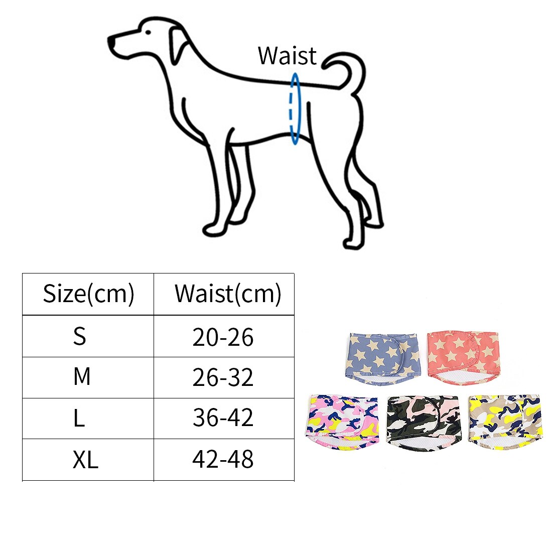 Husdjursblöjor flicka hund valp byxor hållbara hund sanitetsbyxor med hängslen fysiologiska byxor blöja hund blöjor valp blöja