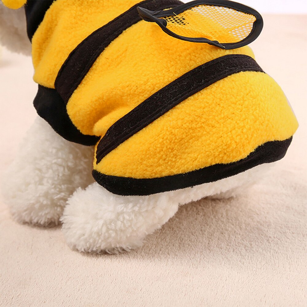 Bourdon abeille chien vêtements Costume habiller manteau vêtements mignon belle Cosplay dessin animé pyjamas sweat à capuche chiot hiver automne animal de compagnie