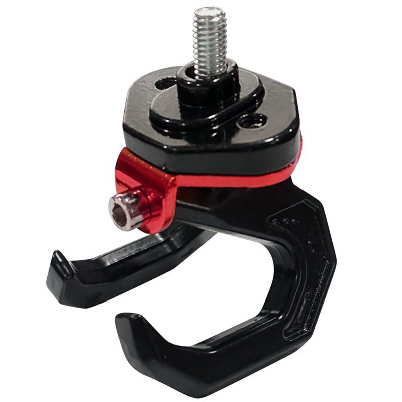 Aluminium Motorfiets Bagage Helm Dubbele Haak Mount Motor Haak: Rood