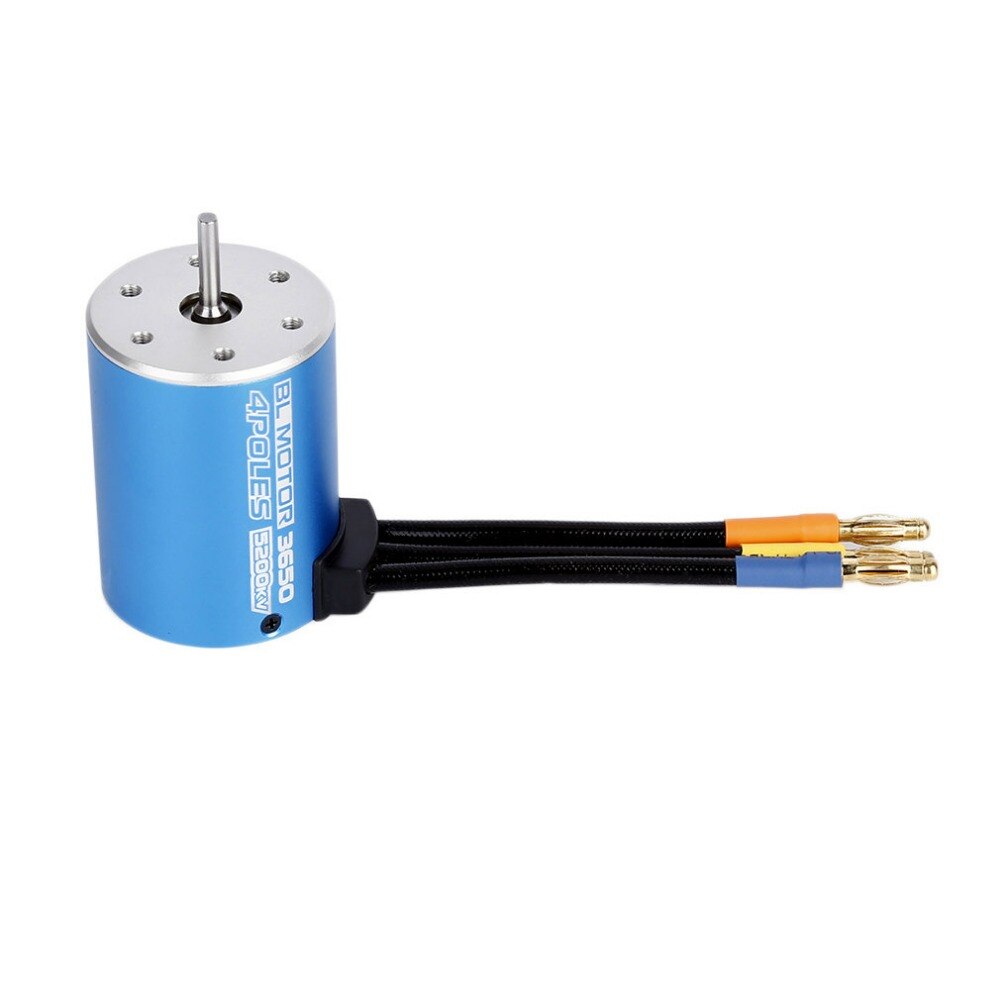 3650 4 Polen 5200KV Borstelloze Motor Sensorless Motor Voor 1/10 Rc Auto Boot Professionele Afstandsbediening Speelgoed Onderdelen