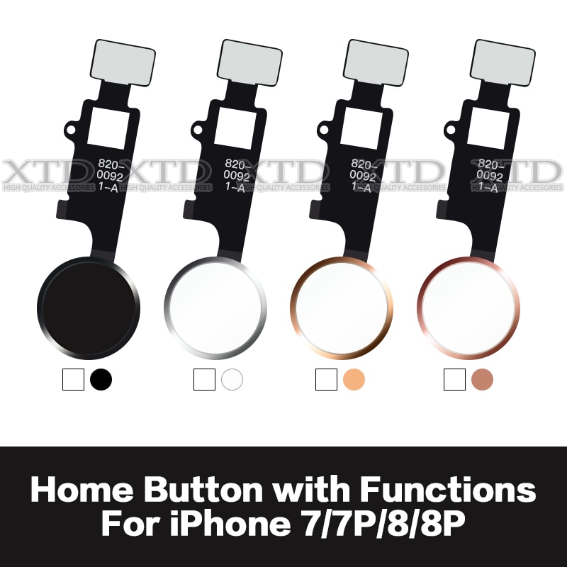Universele Home Knop Voor Iphone 7 7 Plus 8 8 Plus Met Touch Terugkeer Screen Capture Functie Alle Werken Zonder touch Id Functie