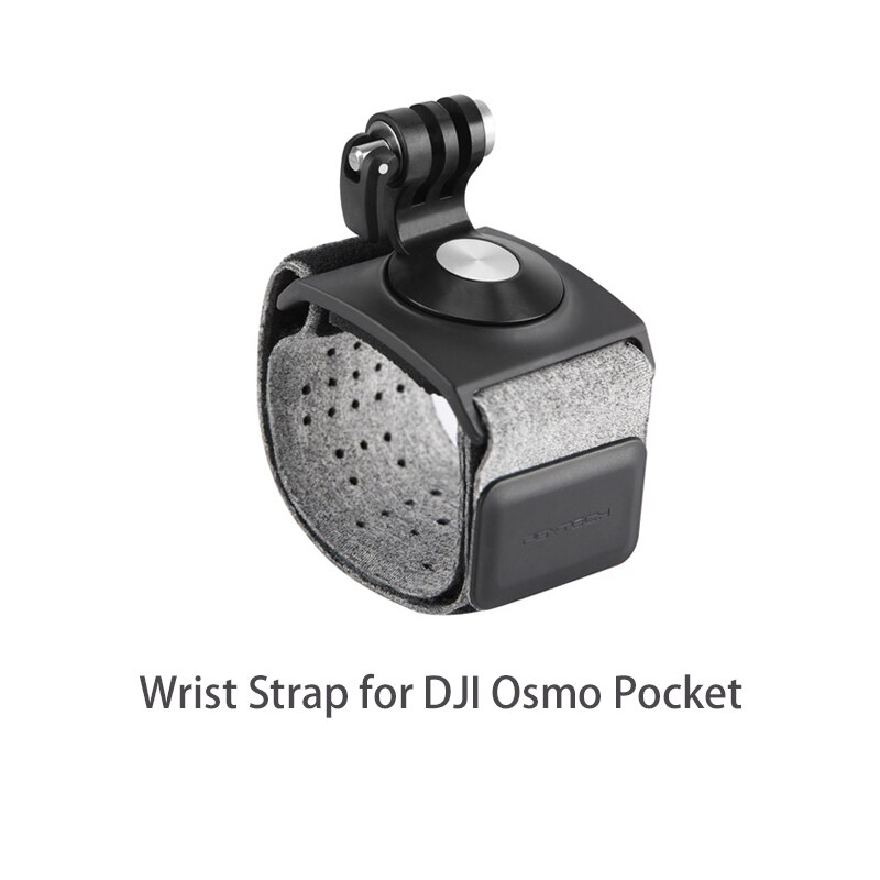 Dji osmo pocket gimbal tilbehør håndledsrem & l beslag holder & tilbehør mount & rygsæk klip til osmo lomme beslag: Sort
