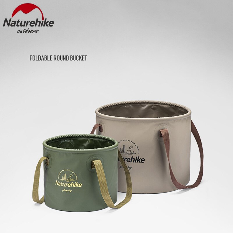 Naturehike Outdoor Camping Travel Picnic secchio tondo pieghevole di grande capacità bacino pieghevole impermeabile portatile leggero