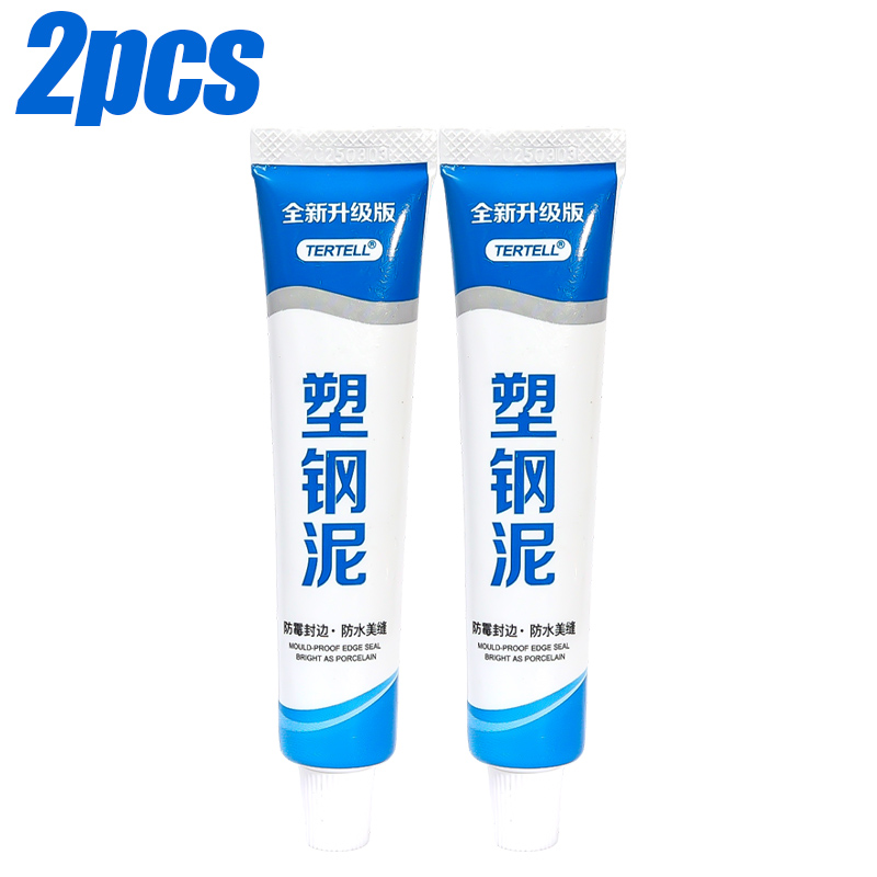 Multipurpose Sealant Plastic Steel Mud Clay Waterproof Glue Kitchen Bathroom Anti-mildew Household Caulking Sealants Adhesives: black