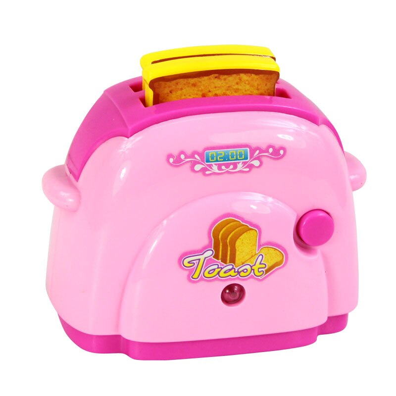 Pädagogisches Küche Spielzeug Set Rosa Haushalts Geräte Kinder Pretend Spielen Toaster Staubsauger Herd Spielzeug Für Kinder Mädchen