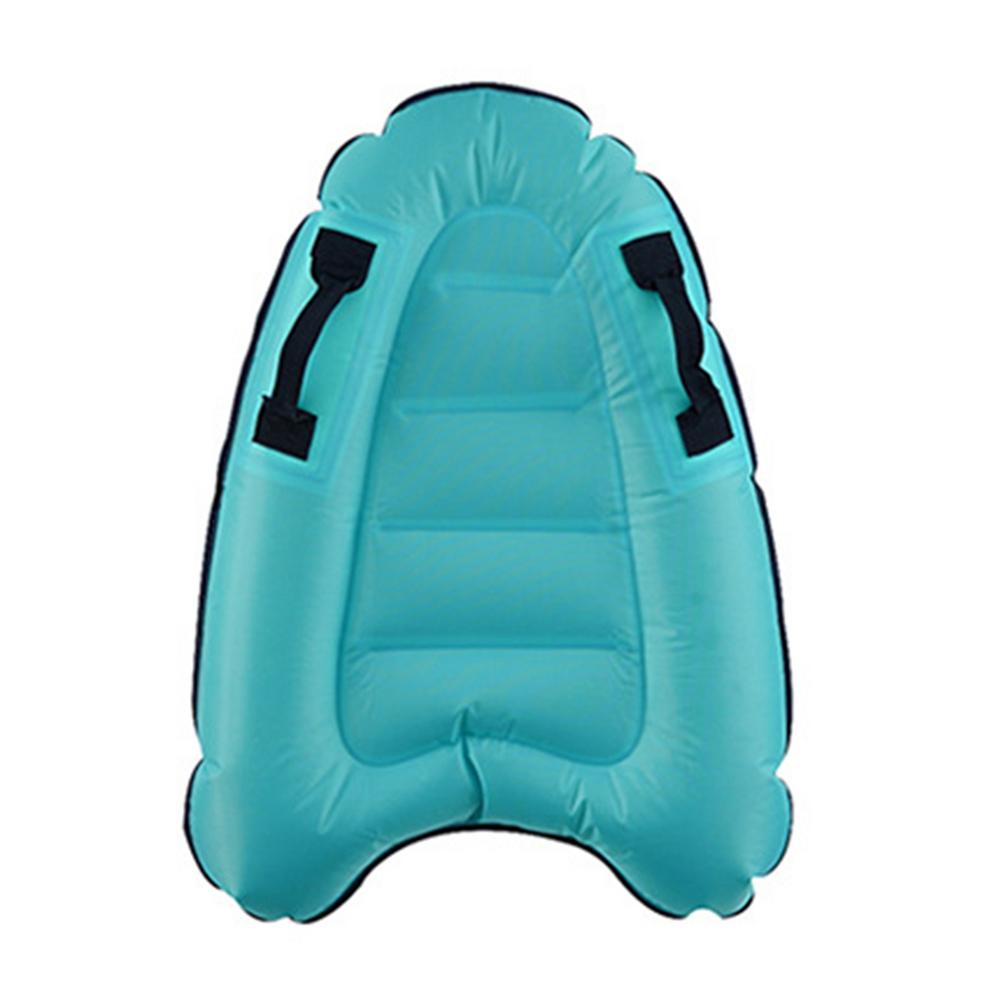 Outdoor Inflatable Surfboard Solid Color Buoy Kickboard Kids Safe Sea Beach Surfing Board