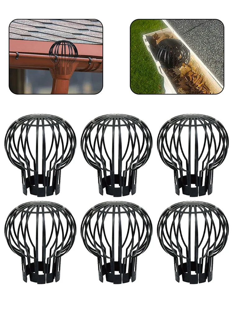 Regenpijp Filter Goot Guards 2/4/6 Stuks Set Puin Vuil Beschermen Outdoor Afvoer Cover Goot blok Voor Stoppen Verstopping Bladeren