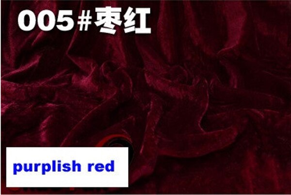 50cm*160cm sofa stol betræk blødt fløjl materiale vinter dekorere pleuche flannel stof tekstil: 005 purpur rød