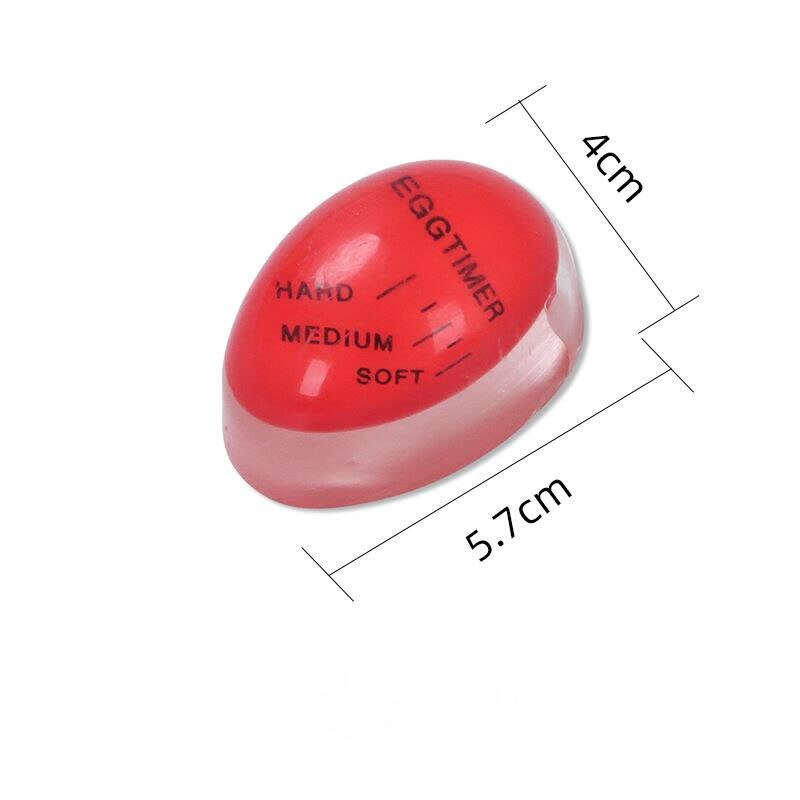 1 Color Changing Egg Timer Resin Material Perfect Boiled Eggs By Temperature Kitchen Helper Egg Timer Red timer tools