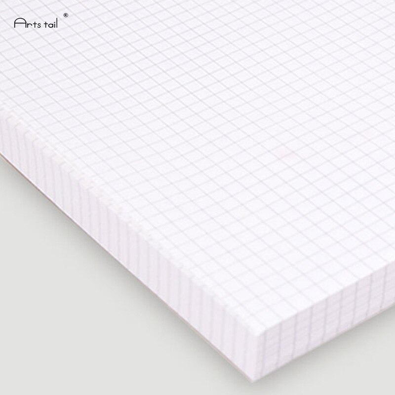 200pcs With holes A4 graph paper 5 * 5mm Office draft Comic geometric Calculus Loose Leaf