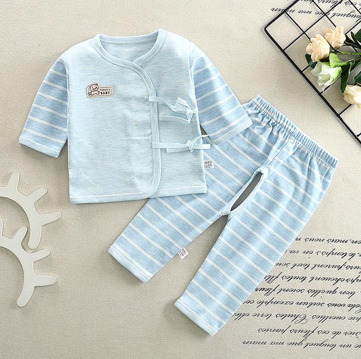 Kids Jongens Meisjes Pyjama Sets Lange Mouwen Jas Tops Met Broek Pasgeboren Baby Meisjes Herfst Slapen Kleding Homewear Pak: C12 / 66 For Newborn baby