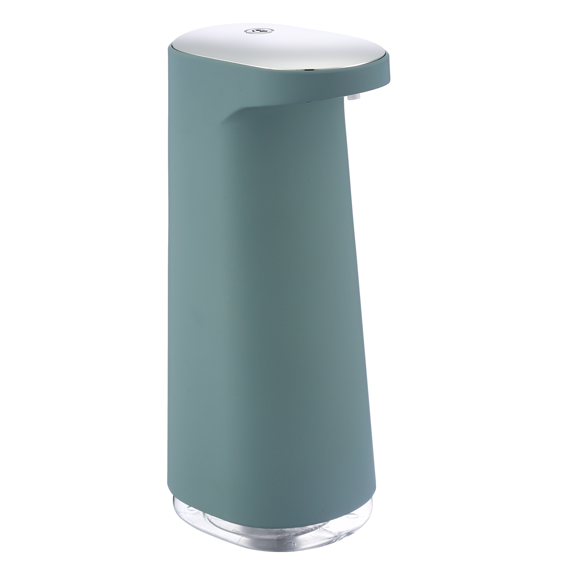 450ml Automatic Soap Dispenser with USB Rechargeable Foaming Touchless Hand Free Foam Liquid Soap Dispenser for Bathroom Kitchen: Dark Green
