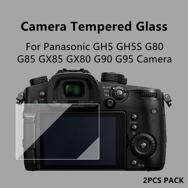 2PCS GH5 GH5S protezione dello schermo in vetro temperato con durezza del vetro della fotocamera Ultra sottile per fotocamera Panasonic G80 G85 GX85 GX80 G90 G95