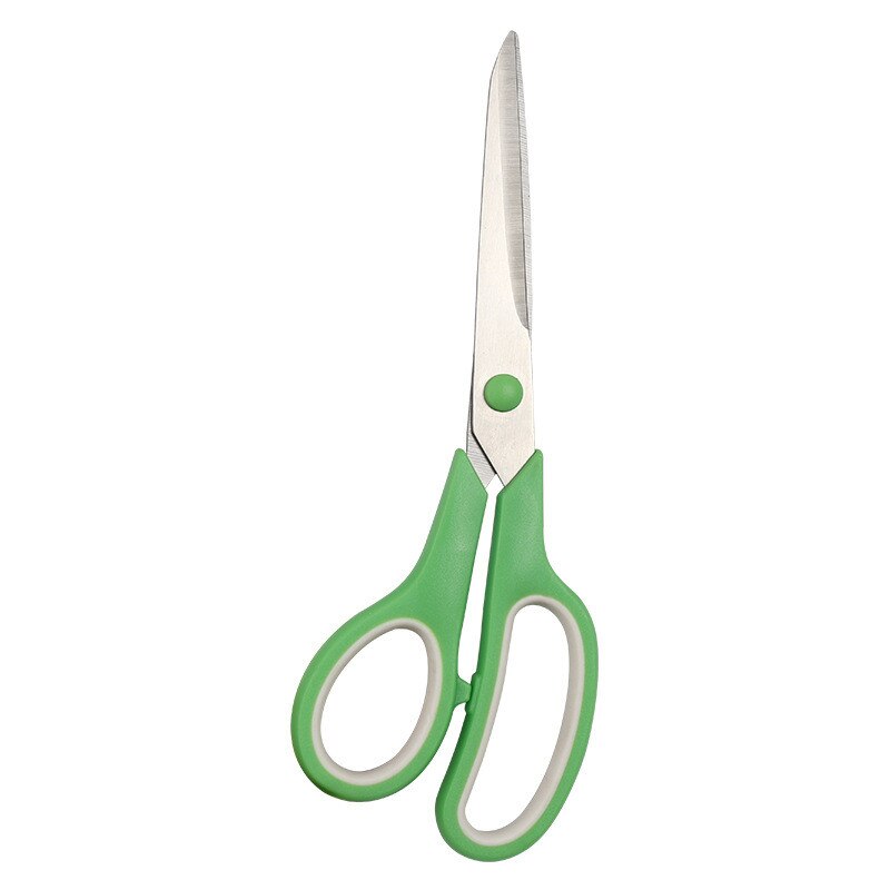 Tijeras de sastre para corte de tela, multiusos, de acero inoxidable, para el hogar y la Oficina, suministros DIY, herramientas para costura: Green