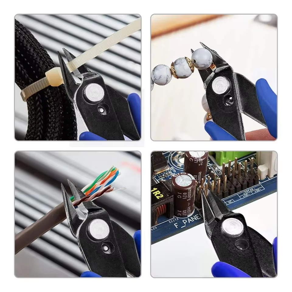 3D Printer PartsElectronic Wire Diagonal Pliers Trimming Knife Scraper Deburring Cutter Set Tweezers Pliers 3D Printer Tool Kit