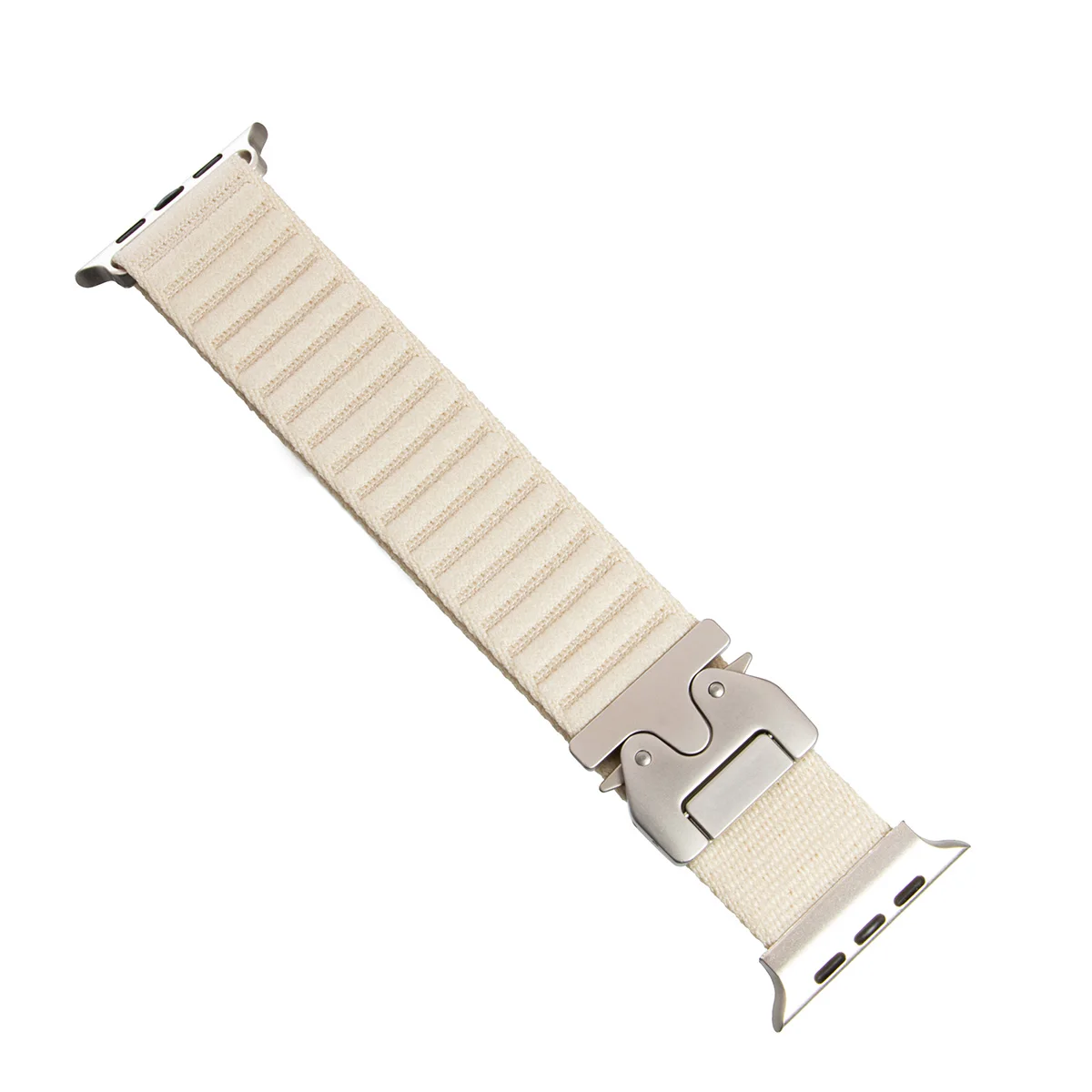 Correa Alpine Loop para Apple Watch 49mm 46mm 45mm 44mm 42mm 41mm 40mm Nylon Sport Loop Iwatch Series SE 10 9 8 7 6 5 Ultra 2: XXL / Caqui