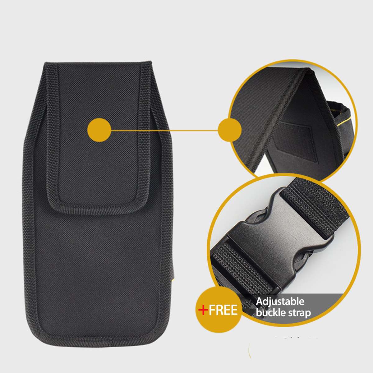 Electrician Tool Pouch Waist Bag Multi-function Screwdriver Hammer Wrench Drill Storage Tool Bag With Adjustable Belt