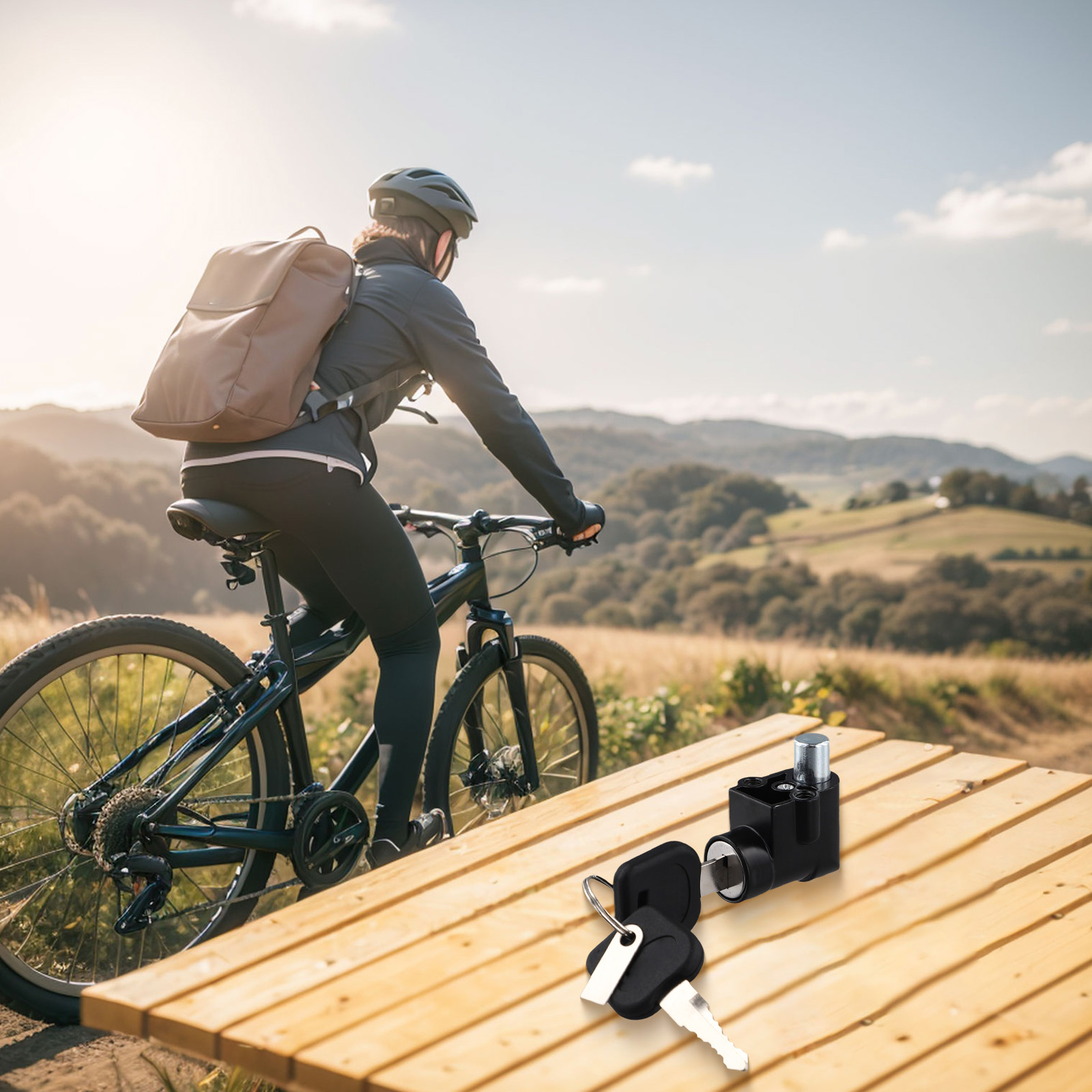 Fiets Voor-Hailong Case Lock Power Lock Sleutel Voor-Hailong 1 Batterij Case Voor-Hailong Ebike vervangende Accessoires