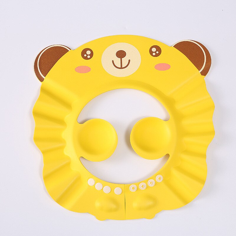 Baby Shampoo Cap For 0-3 Years Child Ear Protection Kids Bath Accessories Waterproof Adjustable EVA Material Animal Pattern Type