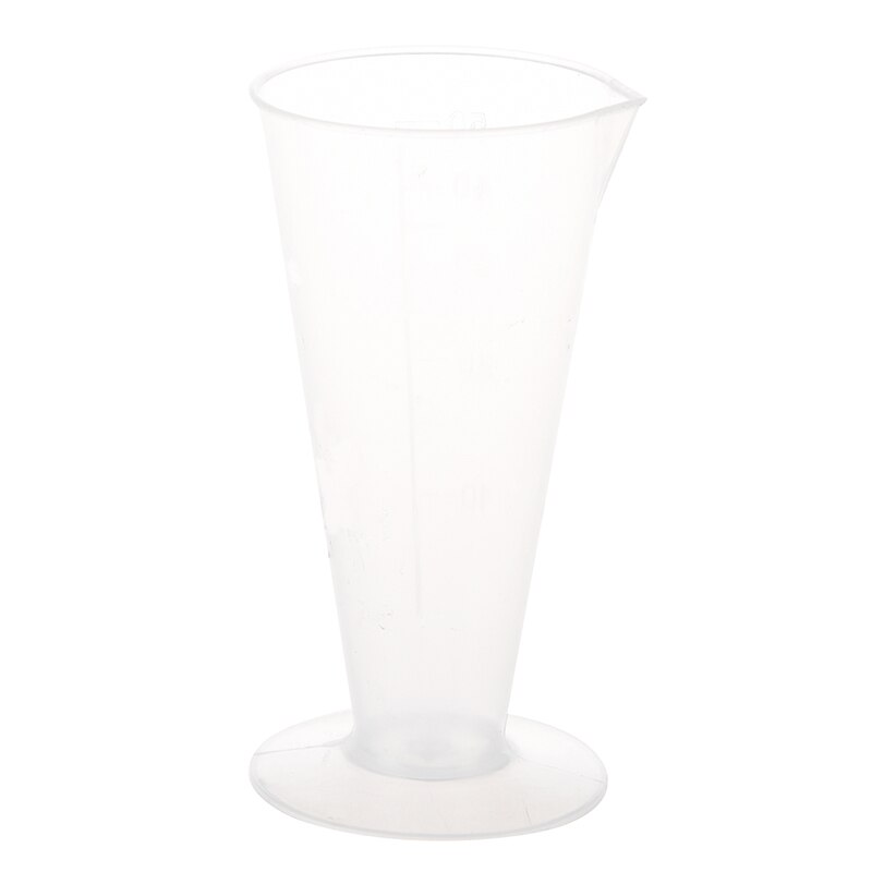 Liquid Volume Measure Tool Conical Plastic Measuring Cup 50mL