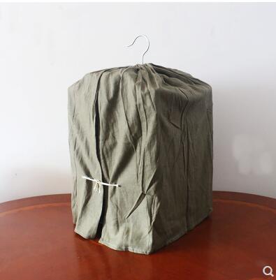 Funda de tela para jaula de pájaro, cubierta cuadrada de tela para jaula redonda pequeña